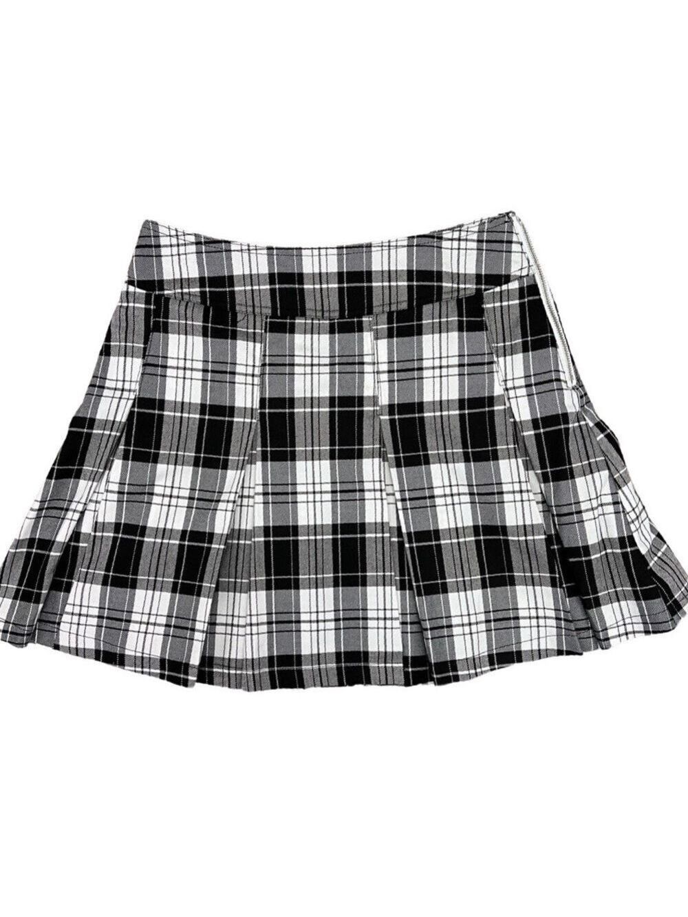 Jolt Plaid & Pleated Skirt NWT $39